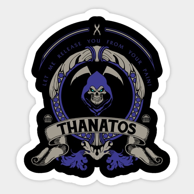THANATOS - LIMITED EDITION Sticker by DaniLifestyle